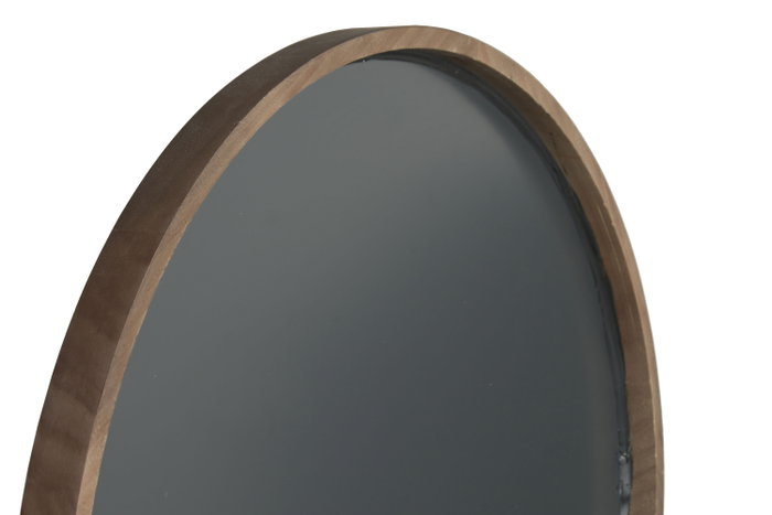 DKD Home Decor Espejo de Vestidor de Pino y Cristal Marrón Oscuro 50x3x180 cm
