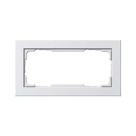 GIRA 100229 Marco para corriente alterna, blanco, 10 unidades GIRA 100229 Marco para corriente alterna, blanco, 10 unidades
