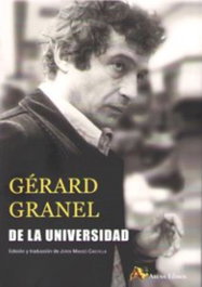 De la universidad, Gerard Granel - ARENA LIBROS EDITORIAL