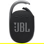 JBL JBLCLIP4BLK Altavoz Portátil Bluetooth Clip 4 con Sonido Pro Original, 5W, Mosquetón Integrado, Resistente Agua y Polvo, 10 Horas Batería