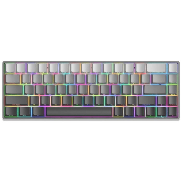 White Shark Nunchaku Teclado Gaming Gris Blue Switch RGB Hot-Swap White Shark Nunchaku Teclado Gaming Gris Blue Switch RGB Hot-Swap