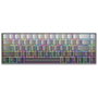 White Shark Nunchaku Teclado Gaming Gris Blue Switch RGB Hot-Swap
