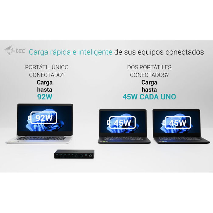 Hub USB i-Tec C31KVMDOCKPDPRO Negro Hub USB i-Tec C31KVMDOCKPDPRO Negro