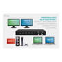 I-tec Docking Station KVM C31KVMDOCKPDPRO para 3 Hosts y Dual Video en Negro