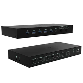 I-TEC Docking Station KVM C31KVMDOCKPDPRO 12 en 1 Negro