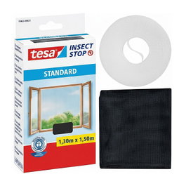 Tesa Mosquitera adhesiva antracita 130 x 150 cm