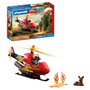PLAYMOBIL Helicóptero de Bomberos 72196 con función de proyección de agua