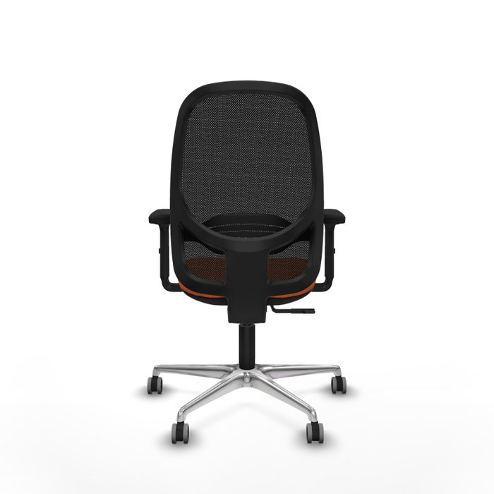 PIQUERAS Y CRESPO Silla de oficina Cilanco con Mecanismo Sincro, Naranja y Negro