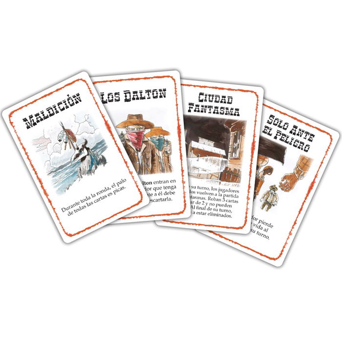 Asmodee Bang!: La Bala - Juego de Mesa de Cartas (Incluye Expansiones, Edición en Español, 4-7 Jugadores)