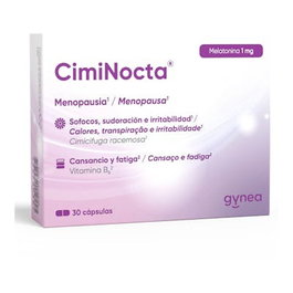 GYNEA CIMINOCTA Ciminocta 30 Cápsulas para Sofocos y Menopausia con Melatonina