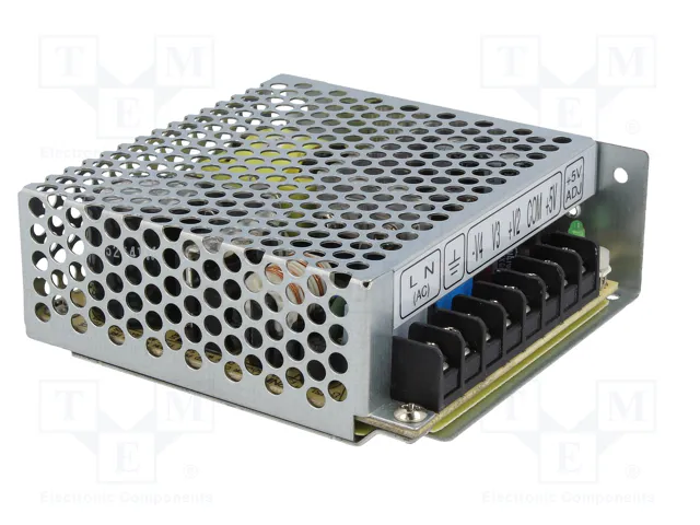 MEAN WELL RQ-50C Alimentador de impulso 50W de 4 salidas