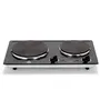 Livoo DOC168N Hob Doble Cocina de Inducción Integrable Doble Placa 2 Zonas Cerámica 3500W Negro