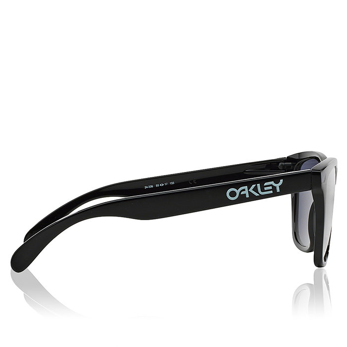 Oakley Gafas de Sol FROGSKINS OO9013 24/306 55 mm Montura Negra Lentes Gris