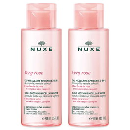 Nuxe Set Duo Very Rose Agua Micelar para Piel Sensible, 400 ml