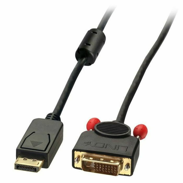 Lindy 41491 Adaptador de Cable de Vídeo DisplayPort a DVI-D 2 m Negro