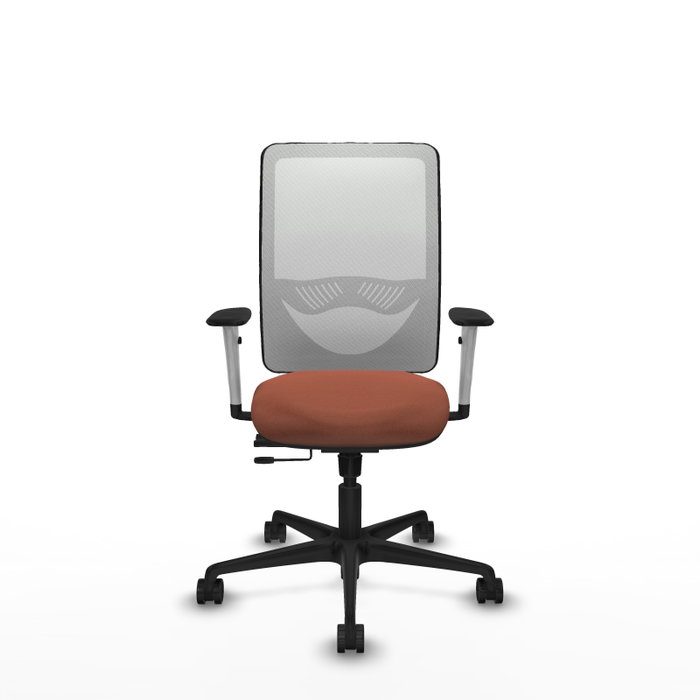 PIQUERAS Y CRESPO Silla de oficina Zulema con mecanismo Sincro/Traslack, Marrón y Blanco PIQUERAS Y CRESPO Silla de oficina Zulema con mecanismo Sincro/Traslack, Marrón y Blanco
