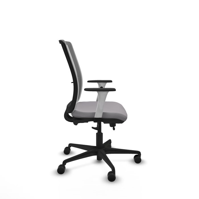 PIQUERAS Y CRESPO Silla de oficina Haches Gris con mecanismo Sincro/Traslack