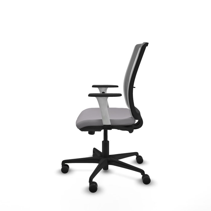 PIQUERAS Y CRESPO Silla de oficina Haches Gris con mecanismo Sincro/Traslack