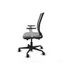 PIQUERAS Y CRESPO Silla de oficina Haches Gris con mecanismo Sincro/Traslack