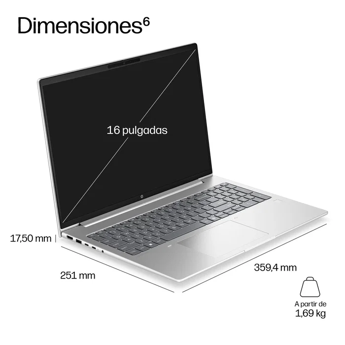 HP ProBook 4 G2i 16 AI Intel Core 7 32GB 1TB W11P Pike silver HP ProBook 4 G2i 16 AI Intel Core 7 32GB 1TB W11P Pike silver