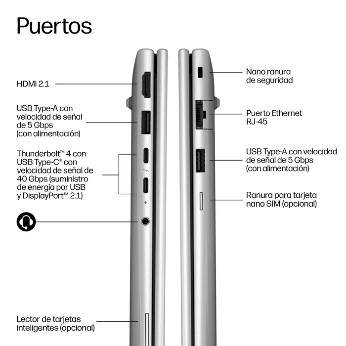 HP ProBook 4 G2i 16 AI Intel Core 7 32GB 1TB W11P Pike silver HP ProBook 4 G2i 16 AI Intel Core 7 32GB 1TB W11P Pike silver