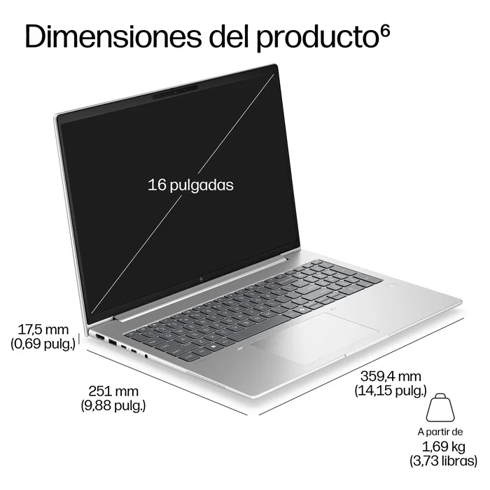 HP ProBook 4 G2i 16 AI Intel Core 7 32GB 1TB W11P Pike silver HP ProBook 4 G2i 16 AI Intel Core 7 32GB 1TB W11P Pike silver