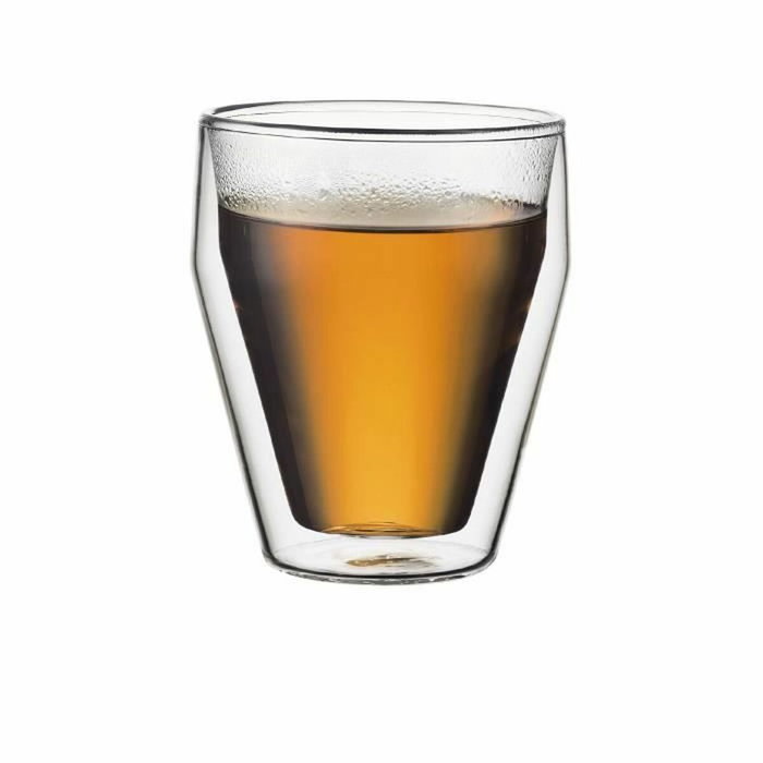 Bodum Juego de 6 vasos térmicos Titlis Doble pared Transparente 0,25 l