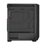 KeepOut XC-501 MESH Caja Gaming ATX Torre PC Negro, Cristal Templado ARGB, Hub 6 Ventiladores PWM con Control Remoto, Compatible con Micro-ATX/ITX, USB-C, USB 3.0