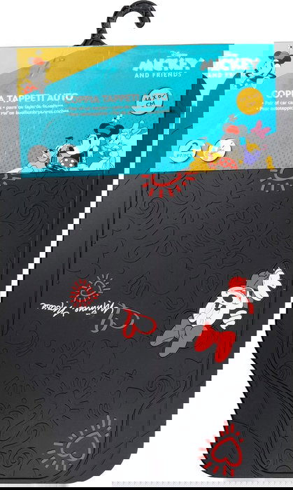 Set de Alfombrillas para Coche Minnie Mouse CZ10901 Negro Set de Alfombrillas para Coche Minnie Mouse CZ10901 Negro