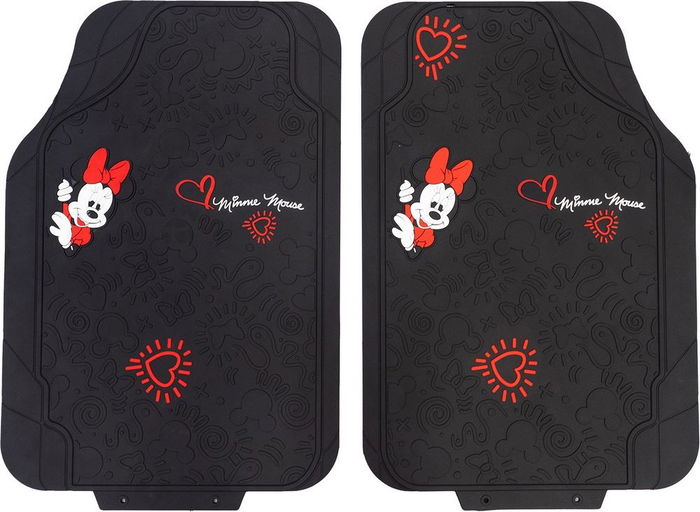 Set de Alfombrillas para Coche Minnie Mouse CZ10901 Negro