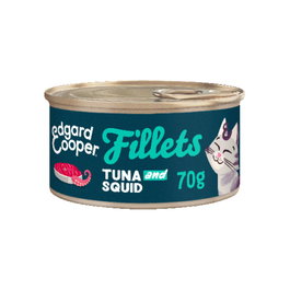 Edgard Cooper EC Feline Filetes Atún y Calamares 24x70g VET