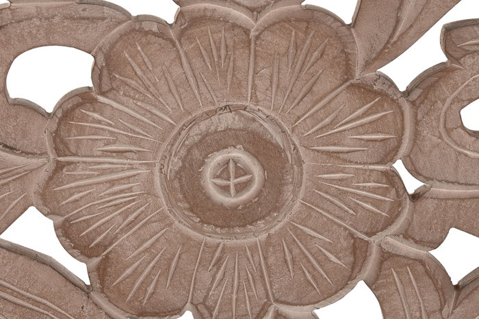 DKD Home Decor Cabecero de Cama Indio 2 Piezas Natural en MDF 180 x 183 cm