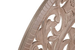 DKD Home Decor Cabecero de Cama Indio 2 Piezas Natural en MDF 180 x 183 cm