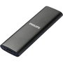 Philips Disco SSD M.2 Externo Portátil de 1 TB Ultra Slim en Gris, USB-C/USB 3.0 con Velocidad de hasta 540 MB/s, Compatible con PC, Mac y Smartphones
