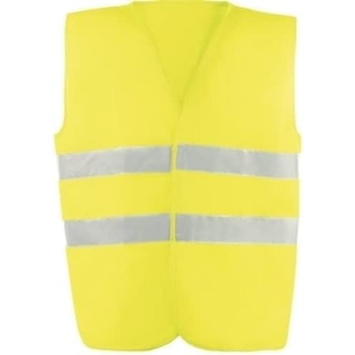 Juba Chaleco de alta visibilidad amarillo fluorescente talla XL