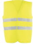 Juba Chaleco de alta visibilidad amarillo fluorescente talla XL