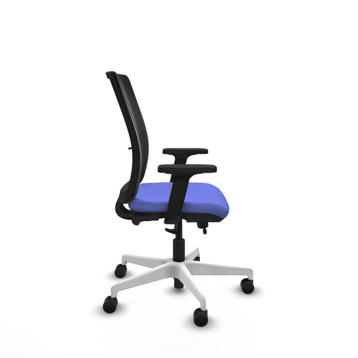 PIQUERAS Y CRESPO Silla de oficina Haches con mecanismo Sincro/Traslack Azul claro