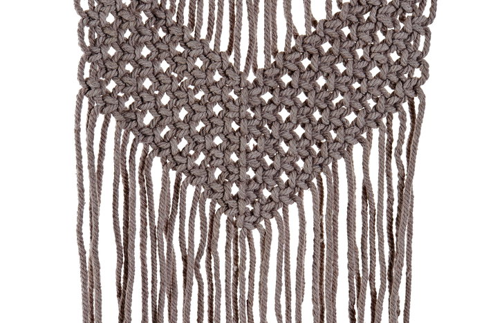 DKD Home Decor Decoración Colgante Macramé Bambú y Algodón 30x48 cm DKD Home Decor Decoración Colgante Macramé Bambú y Algodón 30x48 cm