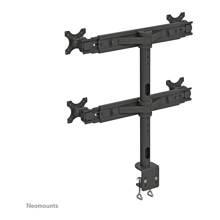 Newstar FPMA-D700D4 Soporte de Brazo para 4 Monitores de 19 a 30 Pulgadas (48 a 76 cm) hasta 8 kg, VESA 100x100/75x75 mm, Negro Newstar FPMA-D700D4 Soporte de Brazo para 4 Monitores de 19 a 30 Pulgadas (48 a 76 cm) hasta 8 kg, VESA 100x100/75x75 mm, Negro