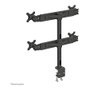 Newstar FPMA-D700D4 Soporte de Brazo para 4 Monitores de 19 a 30 Pulgadas (48 a 76 cm) hasta 8 kg, VESA 100x100/75x75 mm, Negro