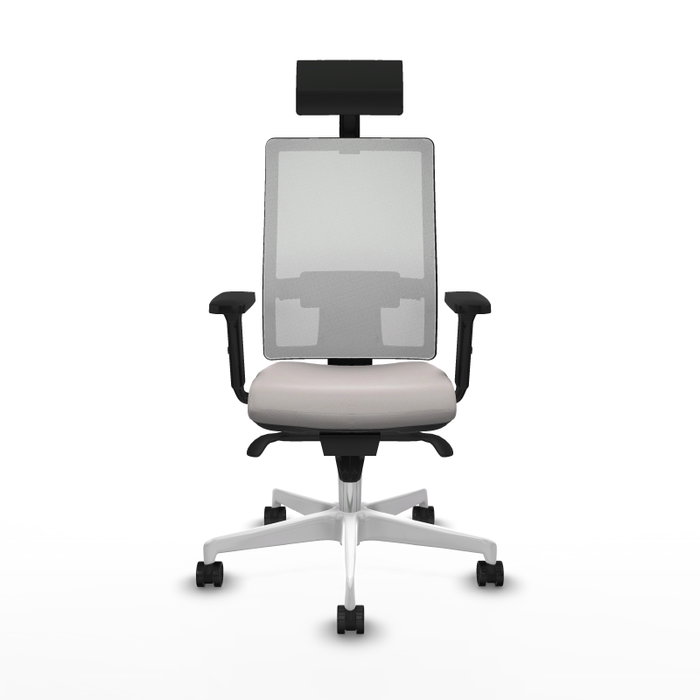 PIQUERAS Y CRESPO Silla de oficina Horna Blanca con mecanismo Sincro PIQUERAS Y CRESPO Silla de oficina Horna Blanca con mecanismo Sincro