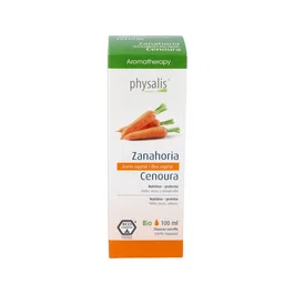 Physalis Aceite de Zanahoria 100ml Bio para Cuidado de la Piel y Bronceado