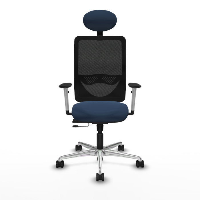 PIQUERAS Y CRESPO Silla de oficina Zulema Azul marino y Negro PIQUERAS Y CRESPO Silla de oficina Zulema Azul marino y Negro