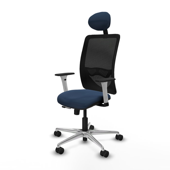 PIQUERAS Y CRESPO Silla de oficina Zulema Azul marino y Negro PIQUERAS Y CRESPO Silla de oficina Zulema Azul marino y Negro