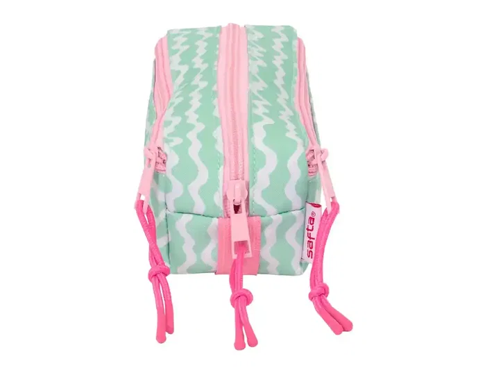 Safta Portatodo Triple Pequeño Stitch Ice Cream con Goma Elástica