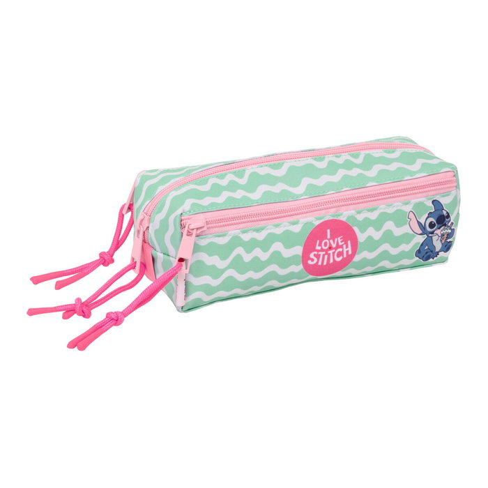 Safta Portatodo Triple Pequeño Stitch Ice Cream con Goma Elástica