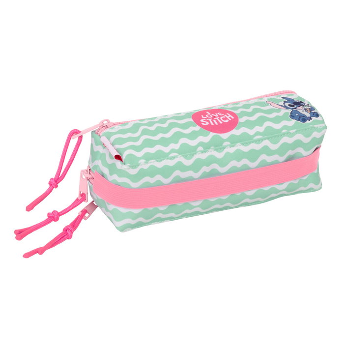 Safta Portatodo Triple Pequeño Stitch Ice Cream con Goma Elástica