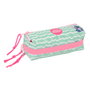 Safta Portatodo Triple Pequeño Stitch Ice Cream con Goma Elástica