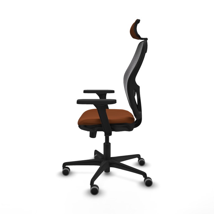 PIQUERAS Y CRESPO Silla Jorquera Sincro/Traslack Marrón y Negro