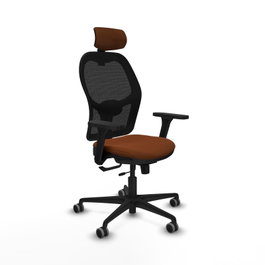 PIQUERAS Y CRESPO Silla Jorquera Sincro/Traslack Marrón y Negro